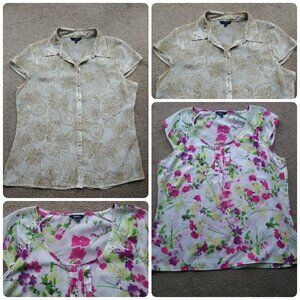Reitman's Blouses ,Size Large, Like new, Bundle for